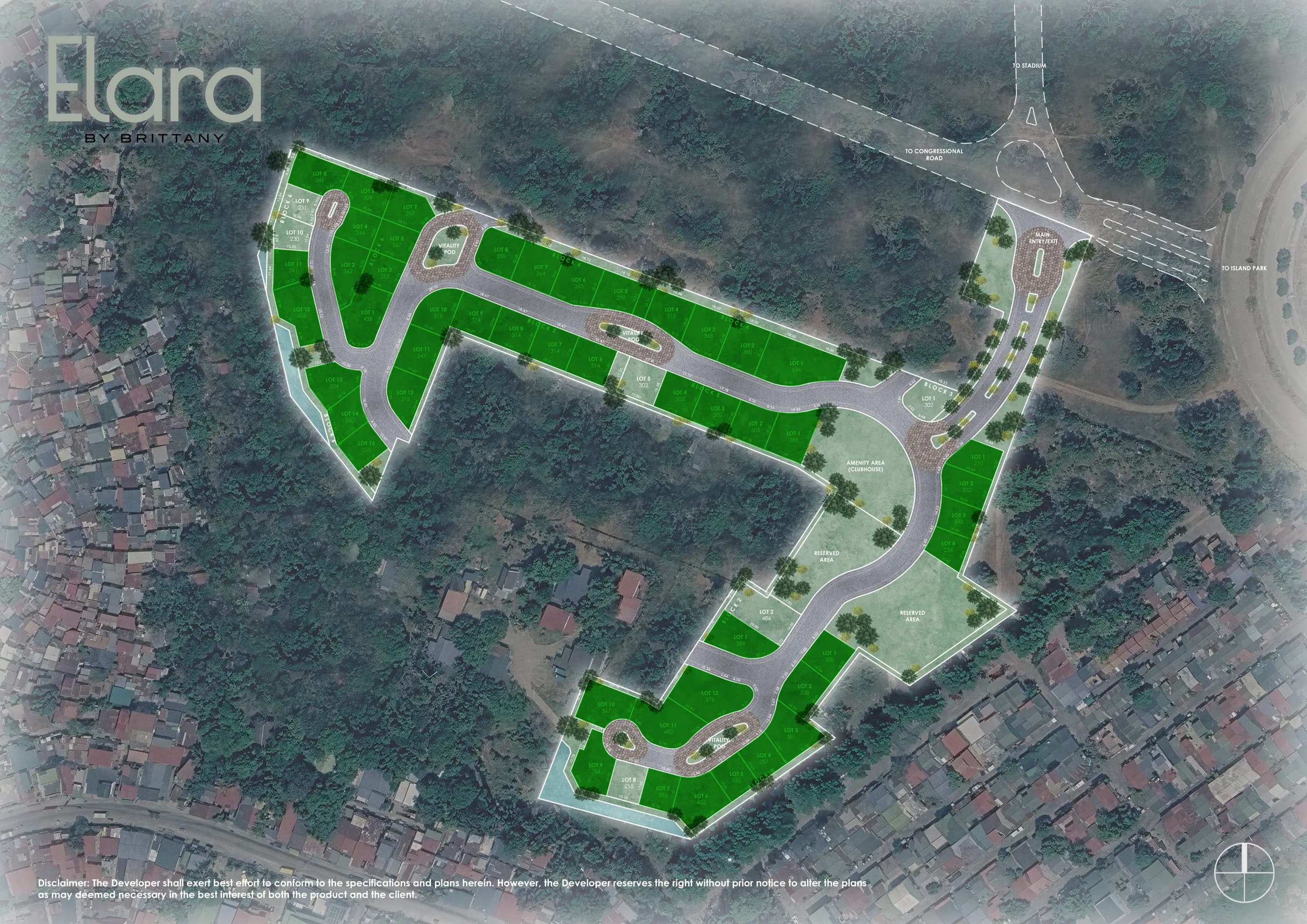 Elara at Villar City Site Plan