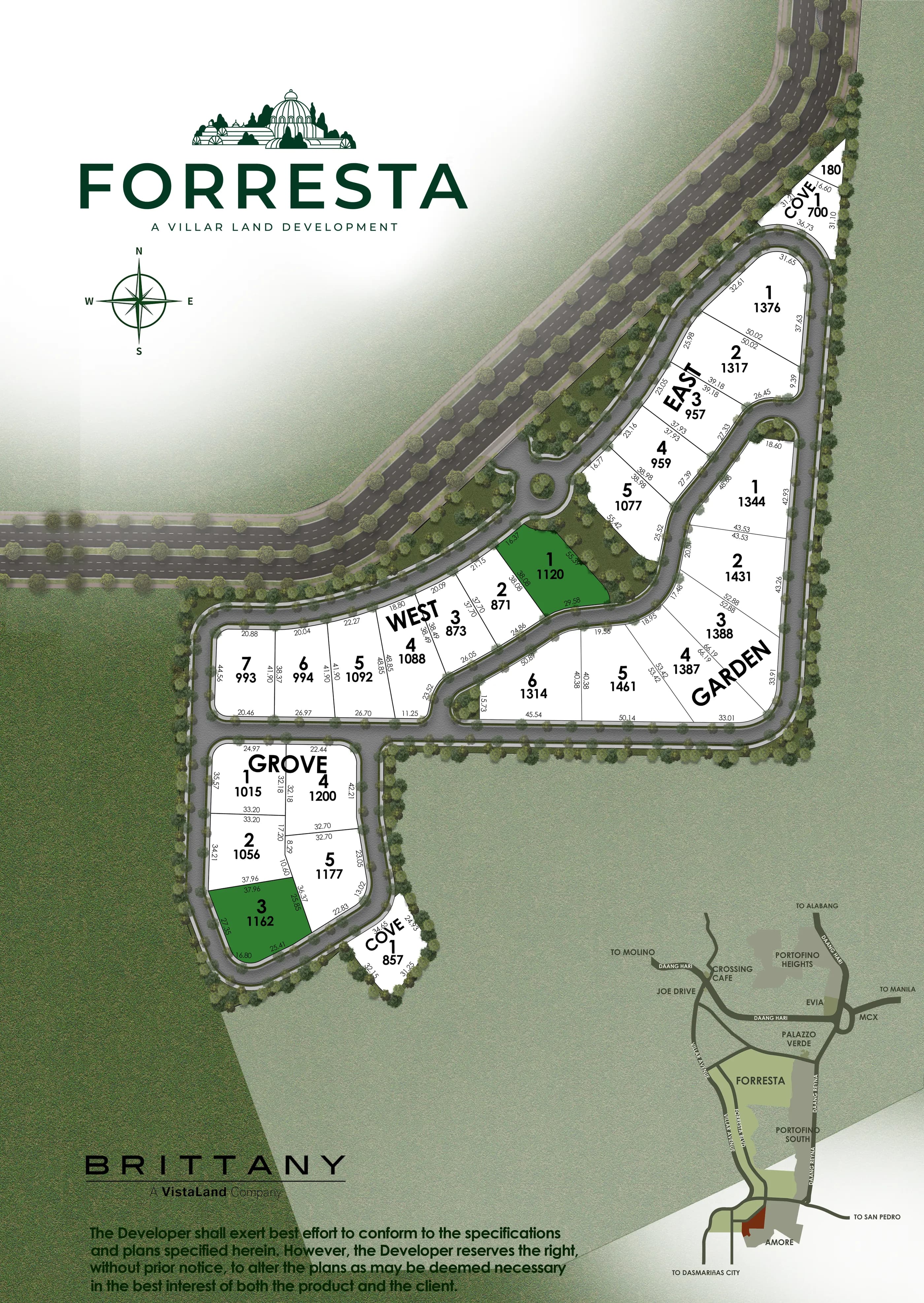 Forresta at Villar City Site Plan