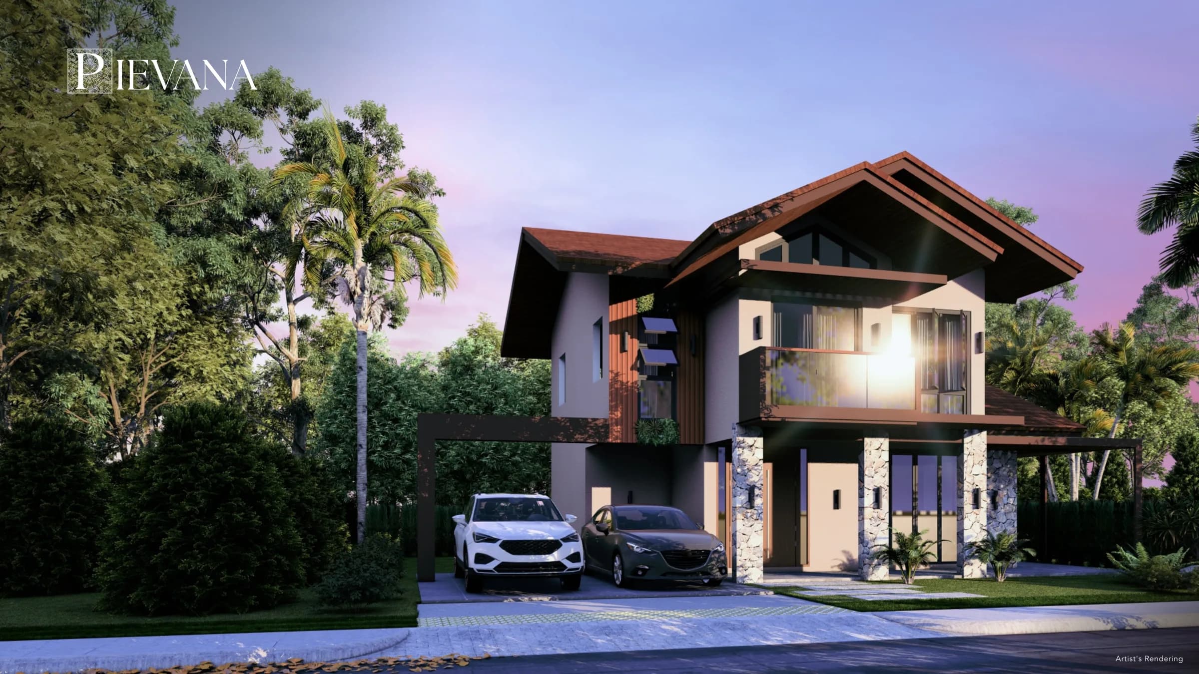 Lira exterior — Ananda at Pievana