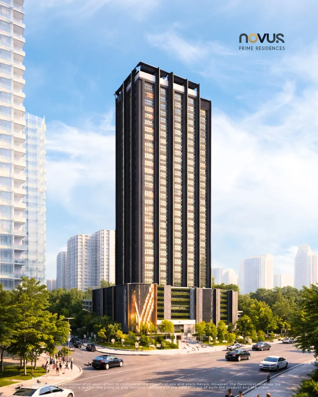 Novus Prime Residences Building Facade Daylight