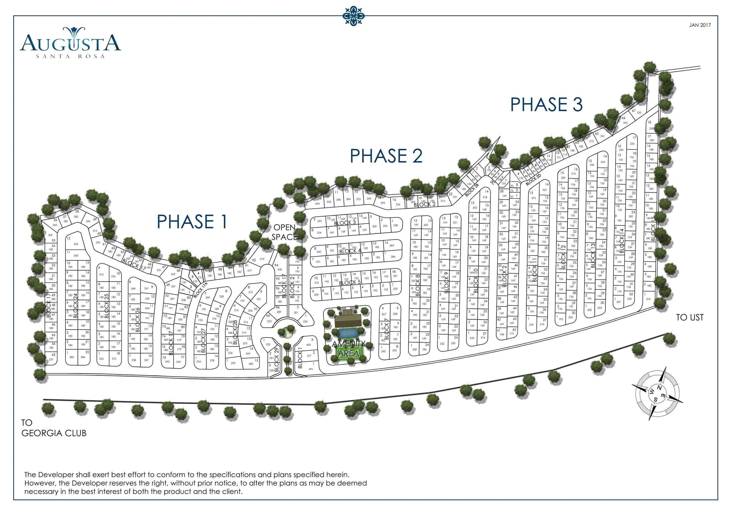 Augusta interactive lot map