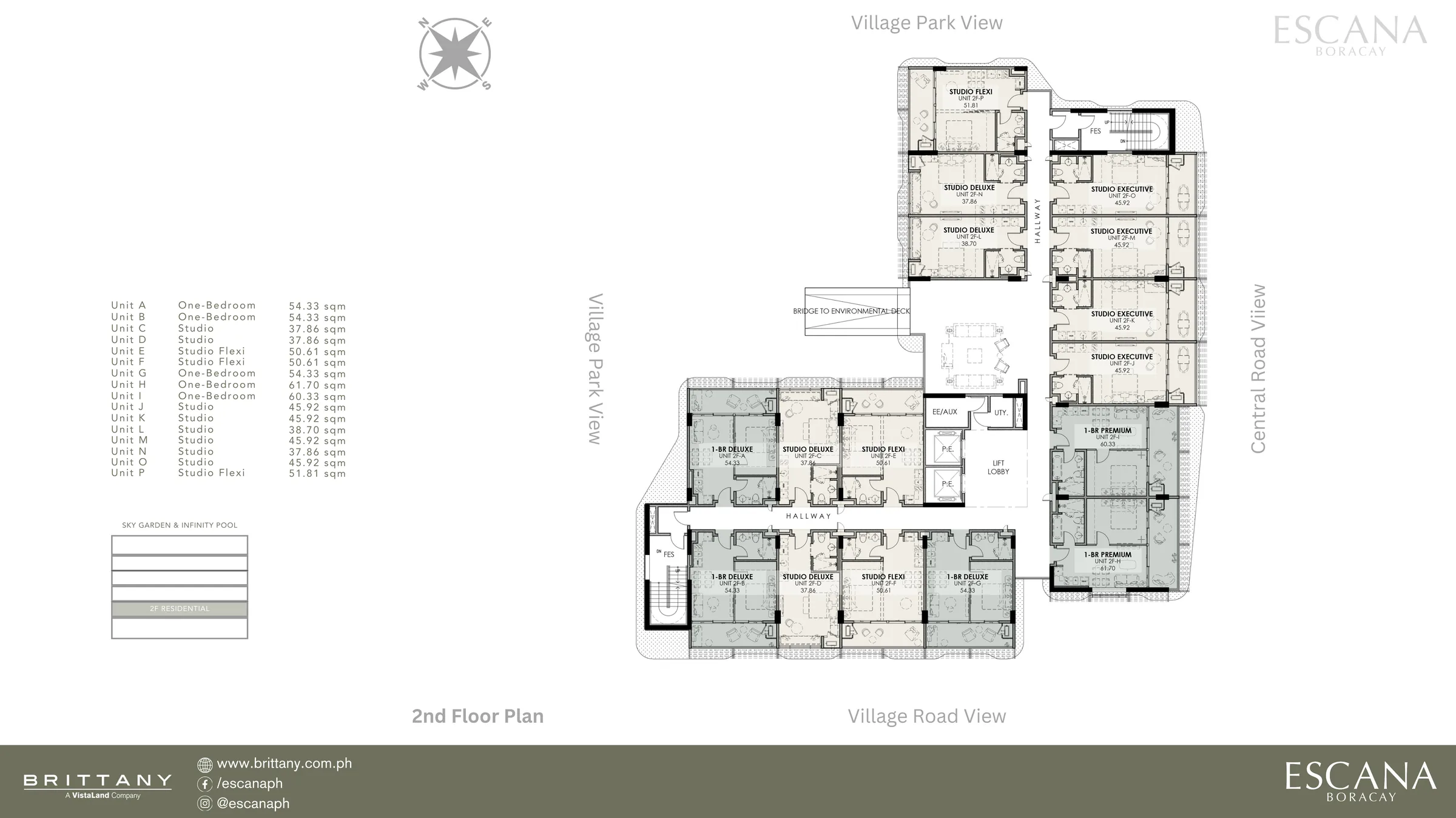 Escana Boracay interactive floor plan
